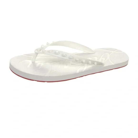 Christian Louboutin flip-flops